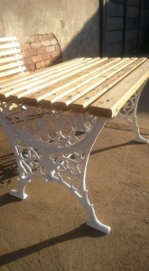 Restored Bench And Table