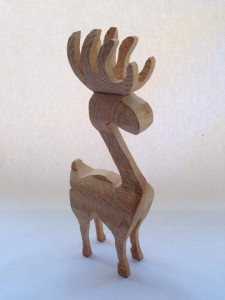 Rough Cut Bandsaw Reindeer